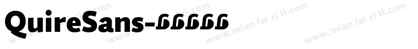 QuireSans字体转换