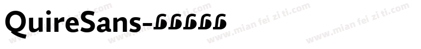 QuireSans字体转换