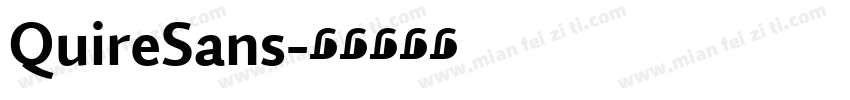 QuireSans字体转换