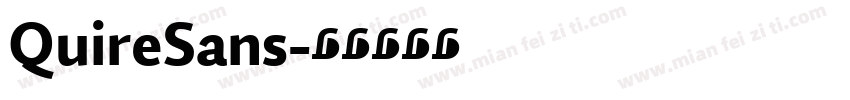 QuireSans字体转换