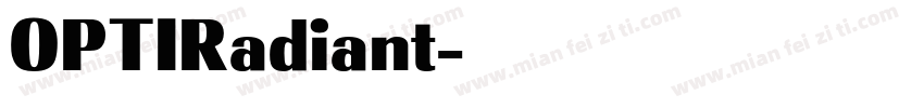 OPTIRadiant字体转换