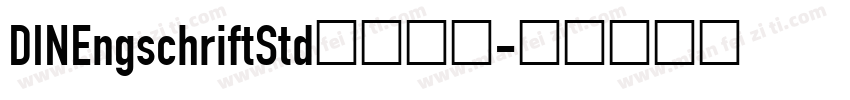 DINEngschriftStd字体下载字体转换