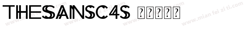 TheSansC4s字体转换