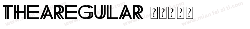 thearegular字体转换