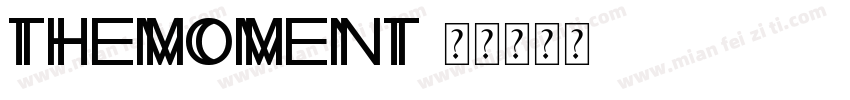 themoment字体转换