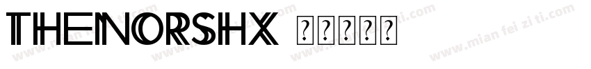 thenorshx字体转换