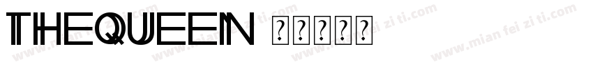 thequeen字体转换