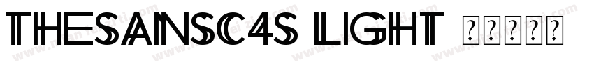 thesansc4s-light字体转换