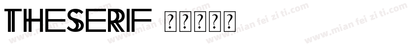 theserif字体转换