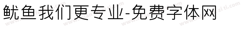 鱿鱼我们更专业字体转换