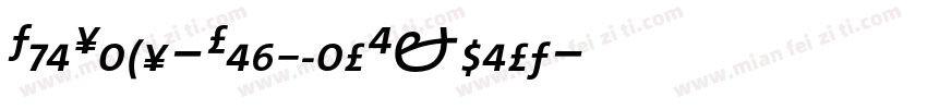 TheSans-RegularExpert字体转换