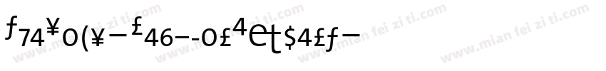 TheSans-RegularExpert字体转换
