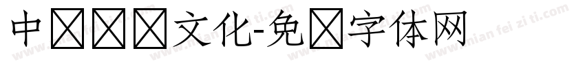 中华传统文化字体转换