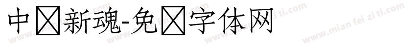 中华新魂字体转换