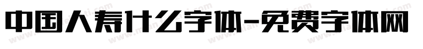 中国人寿什么字体字体转换
