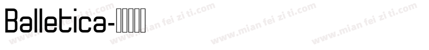 Balletica字体转换