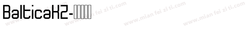 BalticaKZ字体转换