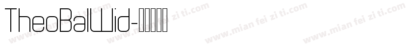 TheoBalWid字体转换