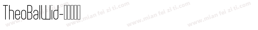 TheoBalWid字体转换