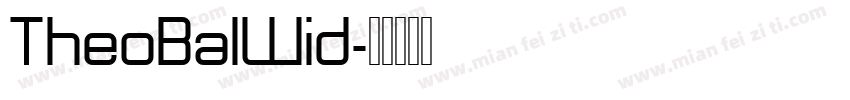 TheoBalWid字体转换