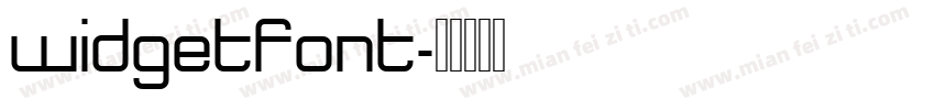 widgetfont字体转换