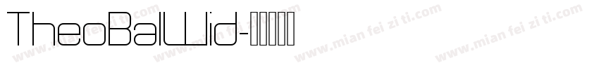 TheoBalWid字体转换