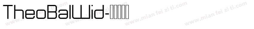 TheoBalWid字体转换
