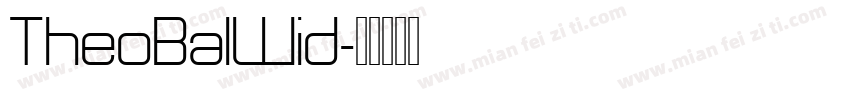 TheoBalWid字体转换