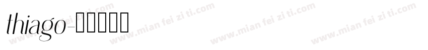thiago字体转换