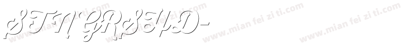 STNGRSHD字体转换