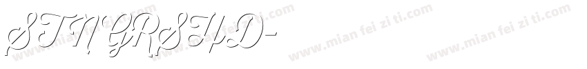 STNGRSHD字体转换