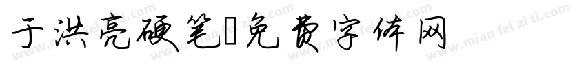 于洪亮硬笔字体转换