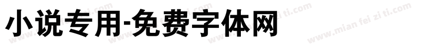 小说专用字体转换
