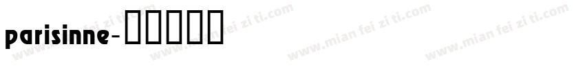parisinne字体转换