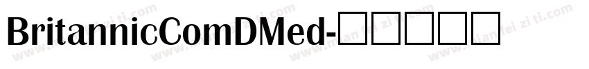 BritannicComDMed字体转换