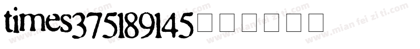 times375189145字体转换