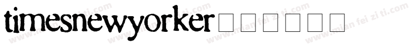 timesnewyorker字体转换