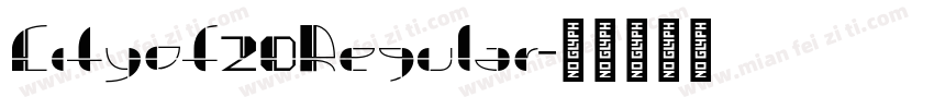 Cityof20Regular字体转换
