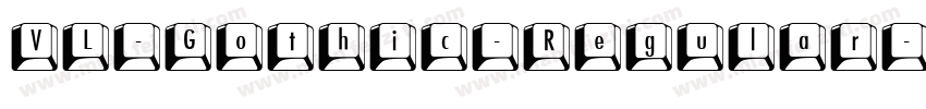 VL-Gothic-Regular字体转换