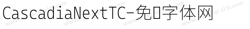 CascadiaNextTC字体转换