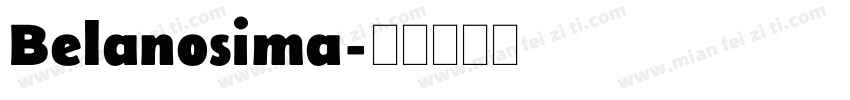 Belanosima字体转换