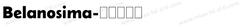 Belanosima字体转换