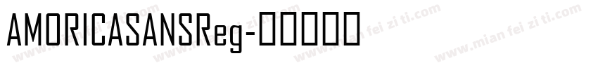 AMORICASANSReg字体转换
