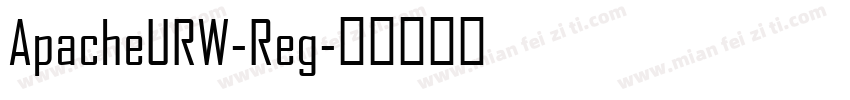 ApacheURW-Reg字体转换