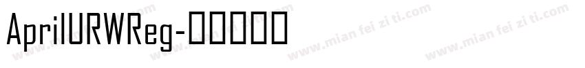 AprilURWReg字体转换