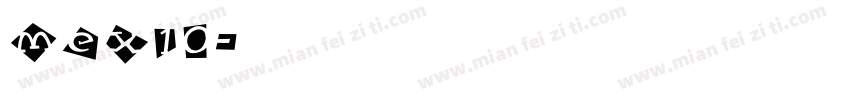 mex10字体转换