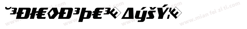 TradeMarker-Light字体转换