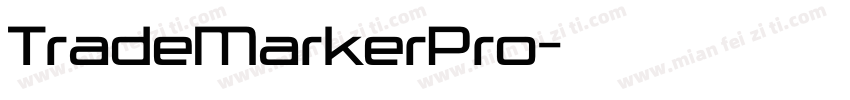 TradeMarkerPro字体转换