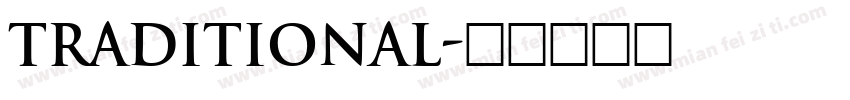 traditional字体转换