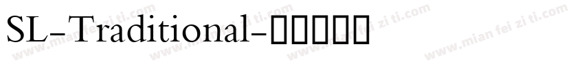 SL-Traditional字体转换